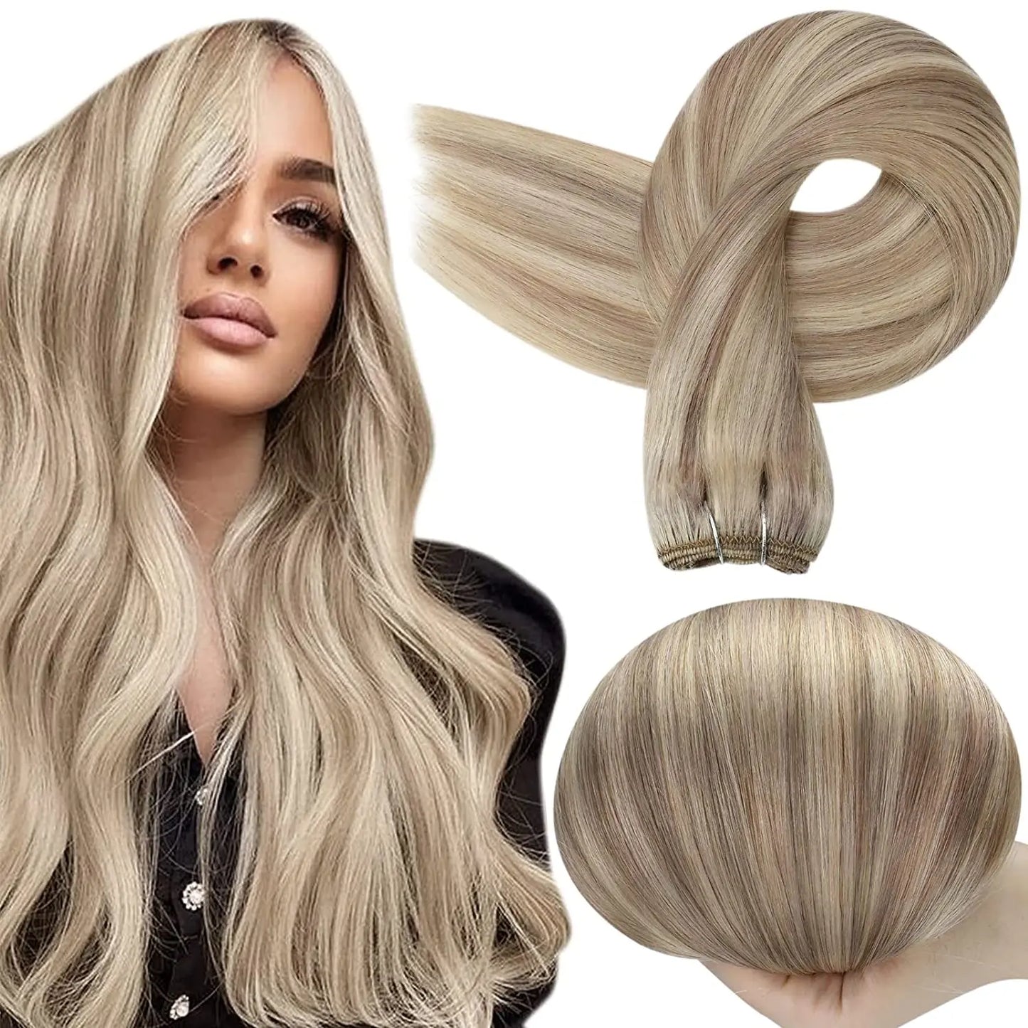 Extensões de Cabelo Humano Liso