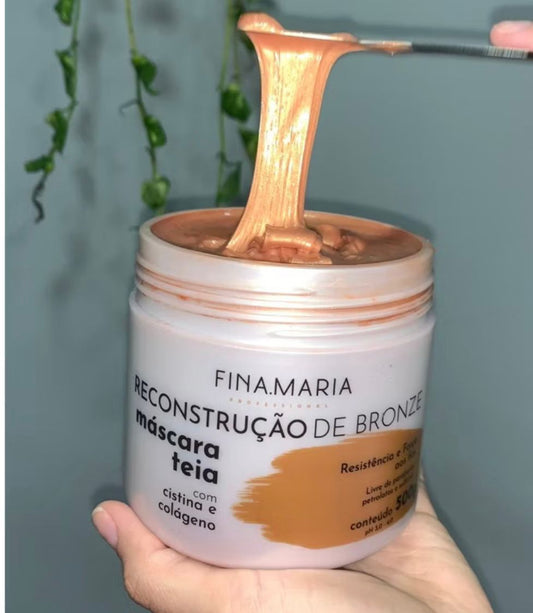 RECONSTRUÇÃO EFEITO TEIA BRONZE - MÁSCARA DE ALTO IMPACTO