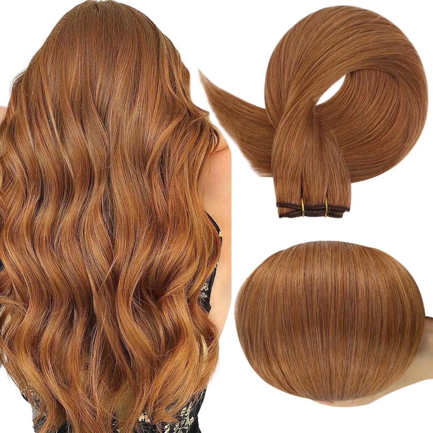 Extensões de Cabelo Humano Liso
