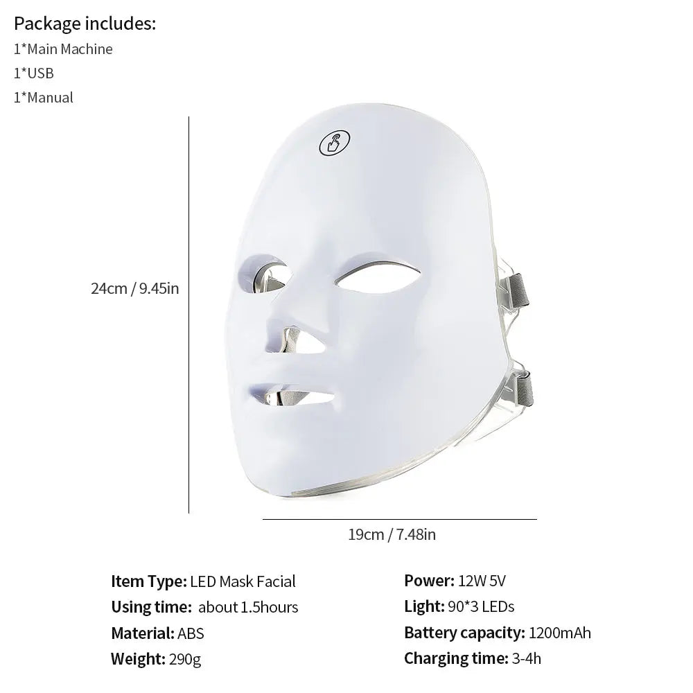 Máscara LED para Rosto