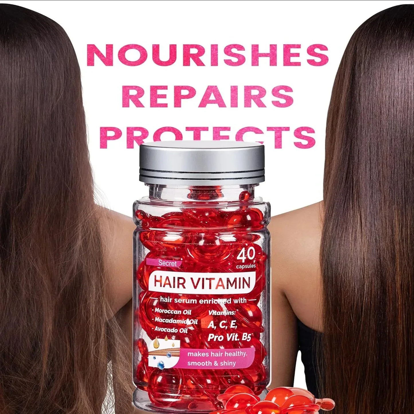 Óleo de Argan Marroquino – Tratamento Nutritivo e Reparador (40 cápsulas)