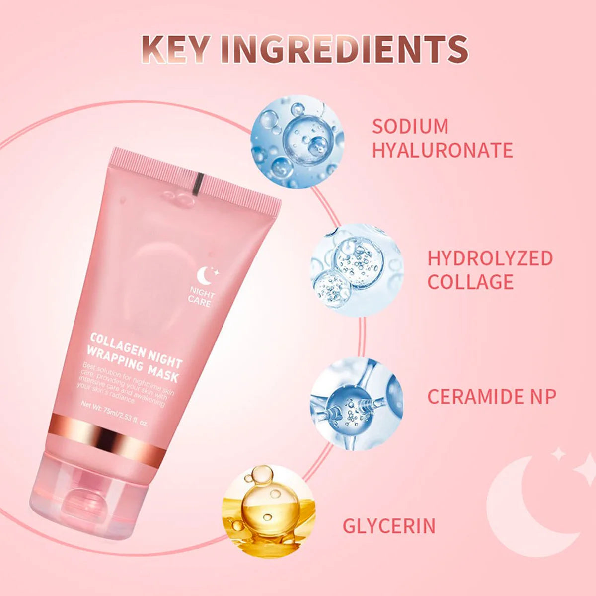 Máscara Facial Peel-Off de Colágeno