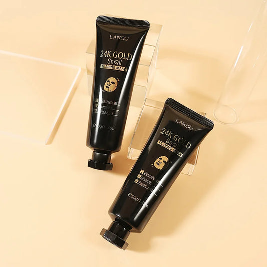 Máscara Facial de Ouro 24K LAIKOU com Sakura
