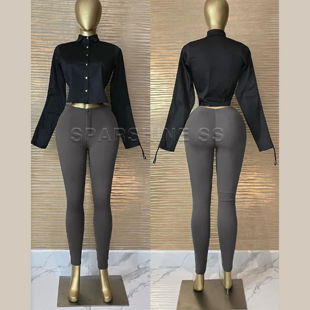 Legging Feminina 2024 Sem Costura – Cintura Alta, Efeito Levanta Bumbum, Ideal para Academia e Yoga