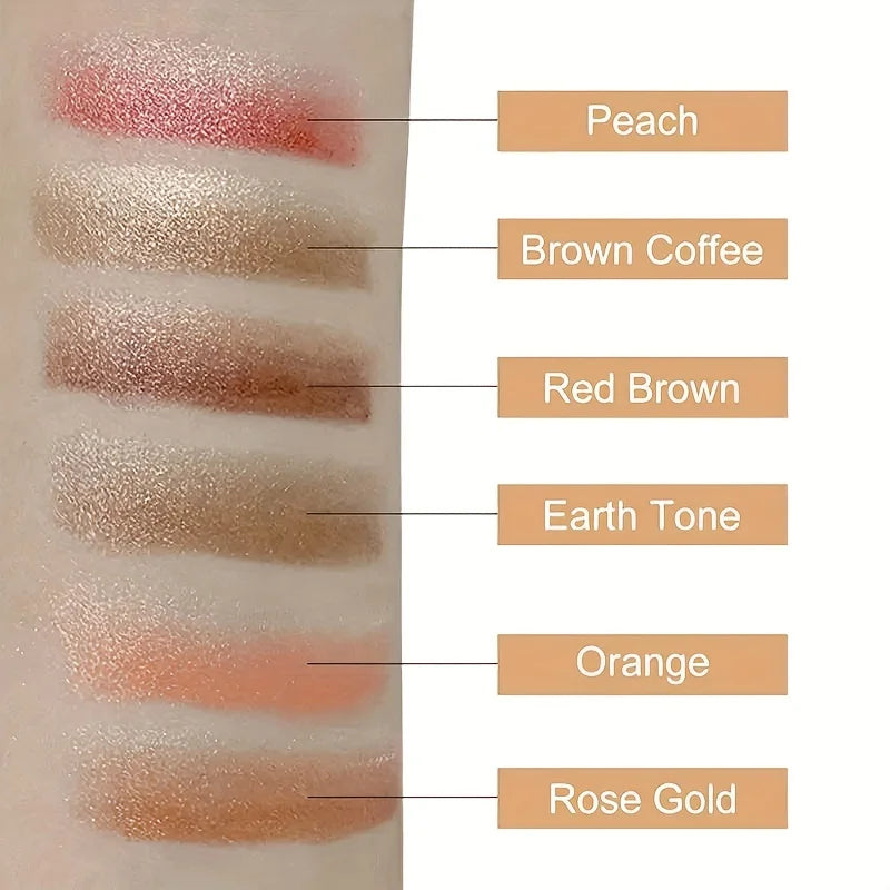 Sombra em bastão gradiente de duas cores tridimensional natural