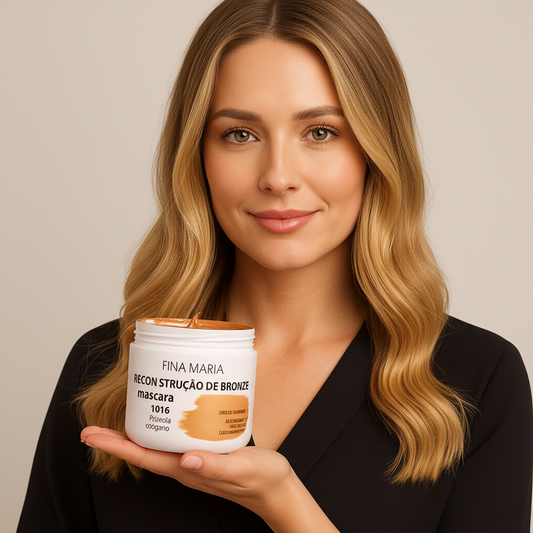RECONSTRUÇÃO EFEITO TEIA BRONZE - MÁSCARA DE ALTO IMPACTO
