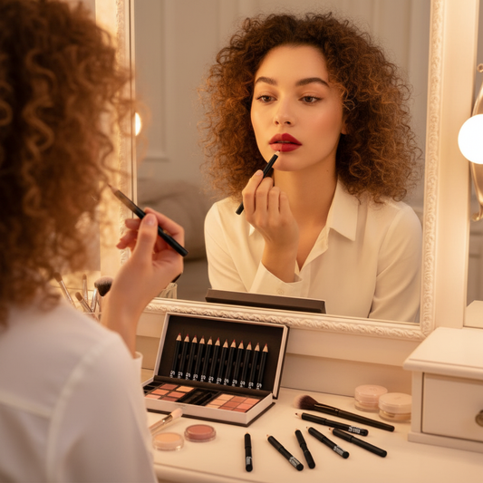 Kit 12 Lápis Labiais – À Prova d’Água, Matte e Longa Duração