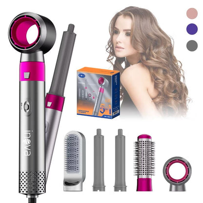 Escova Secadora 5 em 1 – Modela, Alisa e Seca em Minutos
