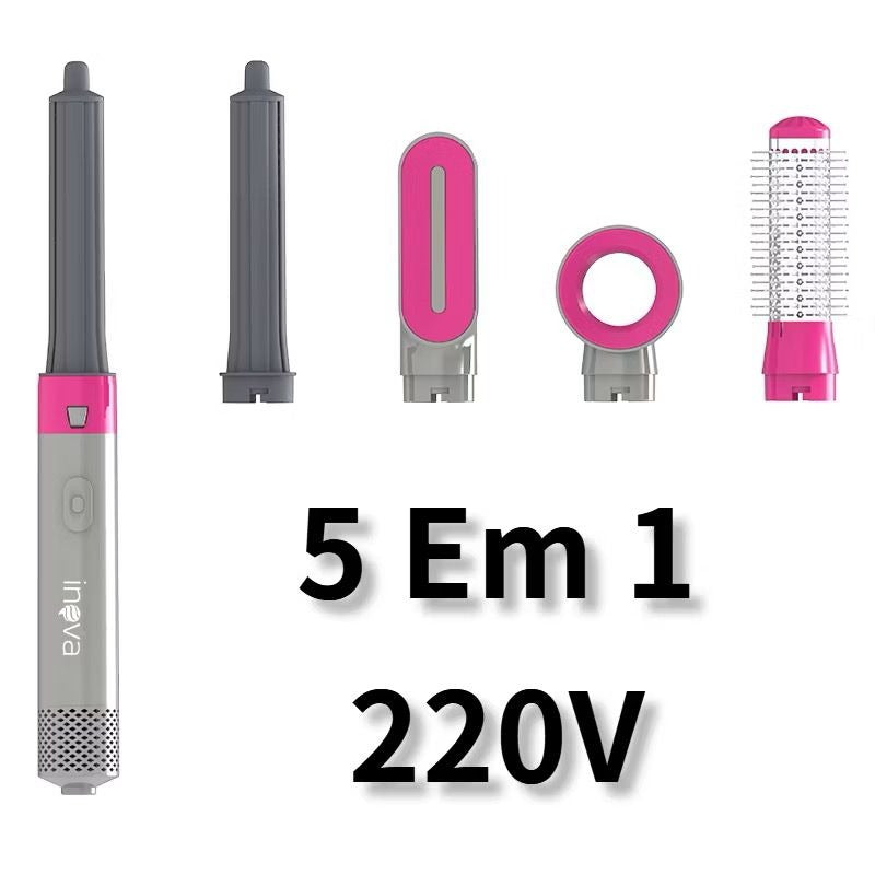 Escova Secadora 5 em 1 – Modela, Alisa e Seca em Minutos