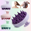 Escova OliVêra Massageadora de Couro Cabeludo e Cabelo em Silicone