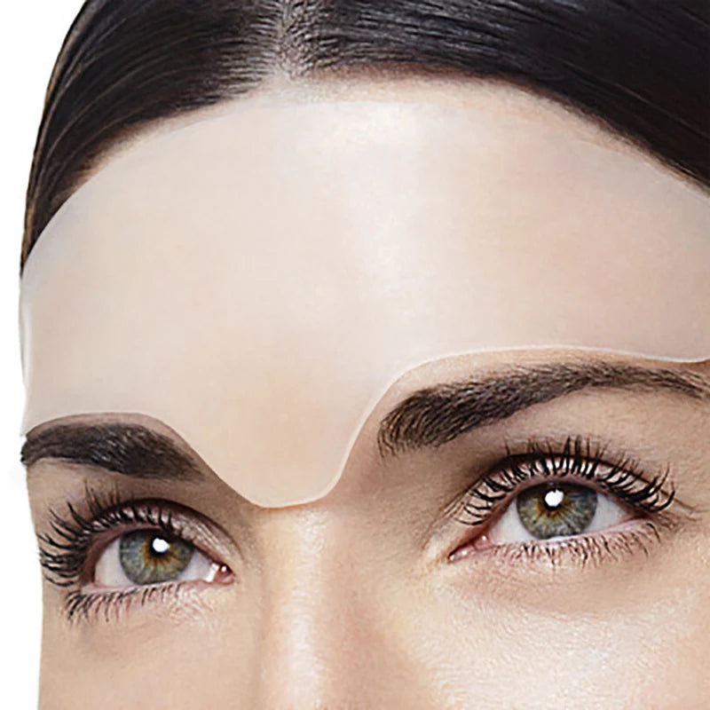 Adesivo de Silicone Reutilizável – Antirrugas para Testa e Olhos