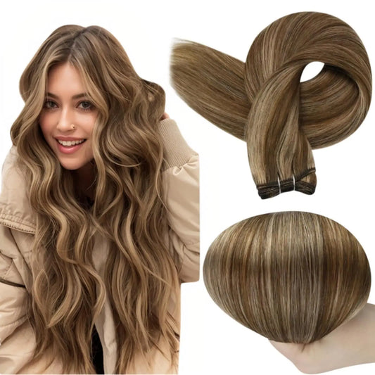 Extensões de Cabelo Humano Liso