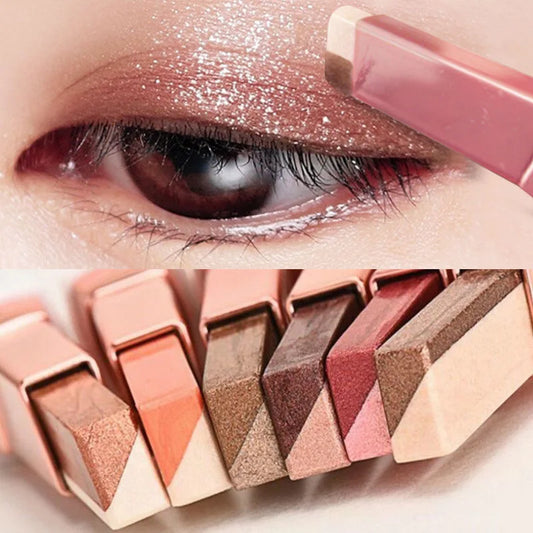 Sombra em bastão gradiente de duas cores tridimensional natural
