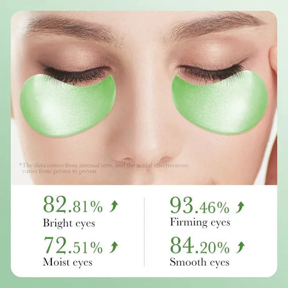 60 Unidades de Máscara para Olhos com Colágeno e Aloe Vera