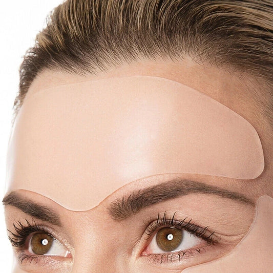 Adesivo de Silicone Reutilizável – Antirrugas para Testa e Olhos