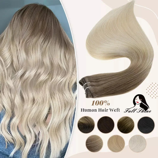 Extensões de Cabelo Humano Liso