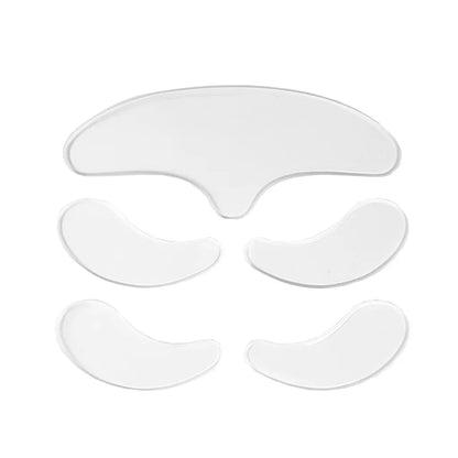Adesivo de Silicone Reutilizável – Antirrugas para Testa e Olhos