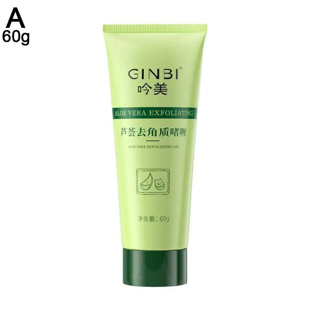 Gel Esfoliante Facial de Aloe Vera – Limpa, Hidrata e Remove Cravos