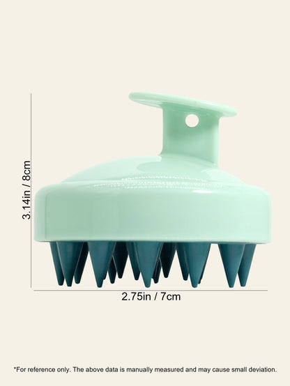 Escova OliVêra Massageadora de Couro Cabeludo e Cabelo em Silicone