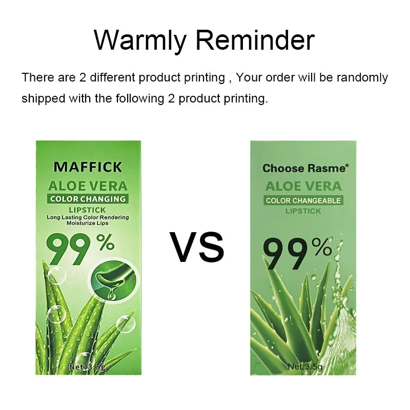 Batom Aloe Vera Mágico – Hidratação e Cor de Longa Duração